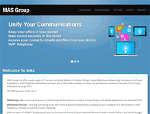 Tablet Screenshot of mas-group.co.uk